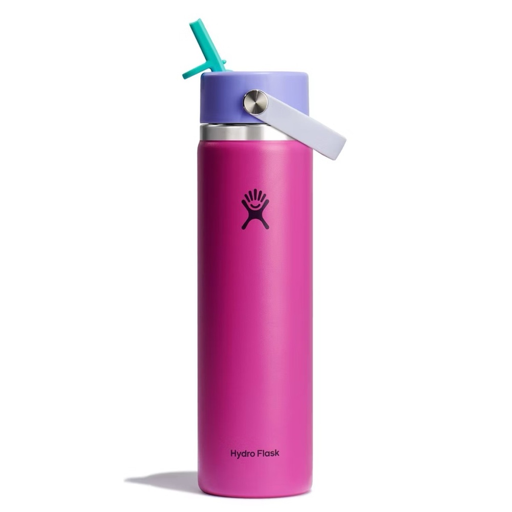 Hydro Flask 24oz Wide Mouth Straw Limited Remix: Sugar Plum & Holiday Punch - Picture 3 of 10